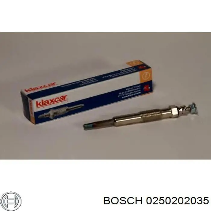0250202035 Bosch Bujías de calentamiento