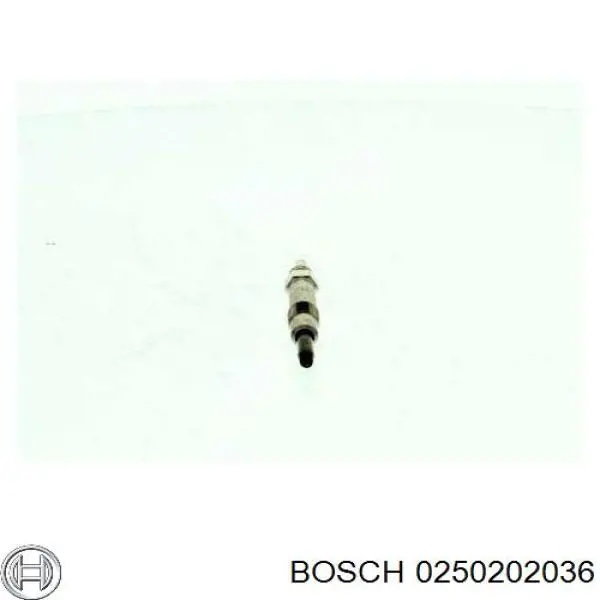 0 250 202 036 Bosch bujía de precalentamiento