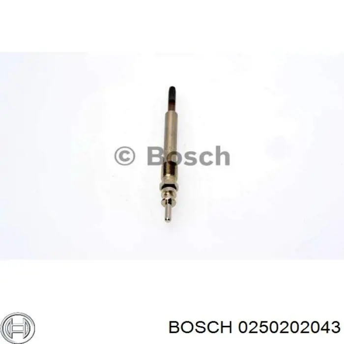 0 250 202 043 Bosch bujía de precalentamiento