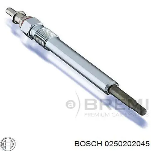 Bujías incandescentes Bosch 0250202045 precio, desde 13,61 EUR