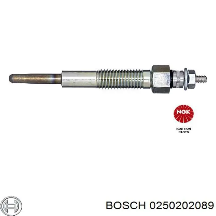 Bujía de precalentamiento Bosch 0250202089