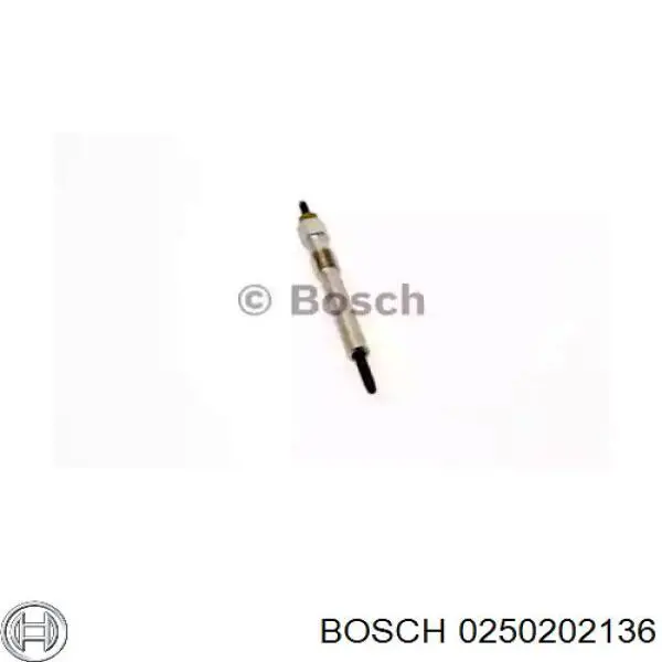 0250202136 Bosch bujía de precalentamiento
