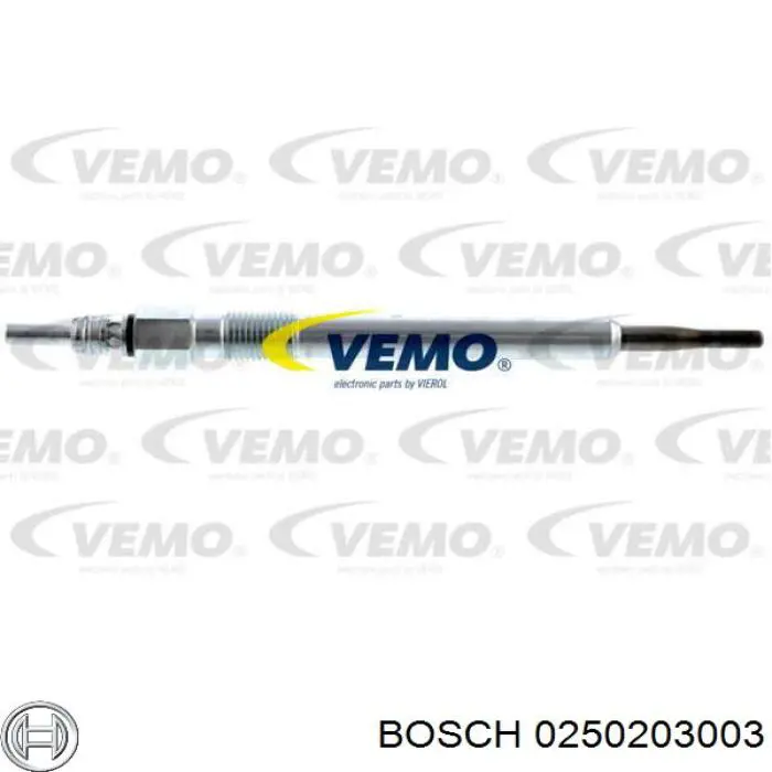 Comprar 0250203003 Bosch Calentadores diésel