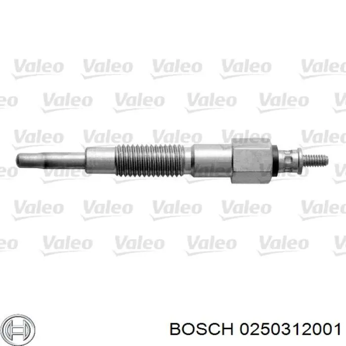 Bujía de incandescencia Nissan Sunny 2 B12