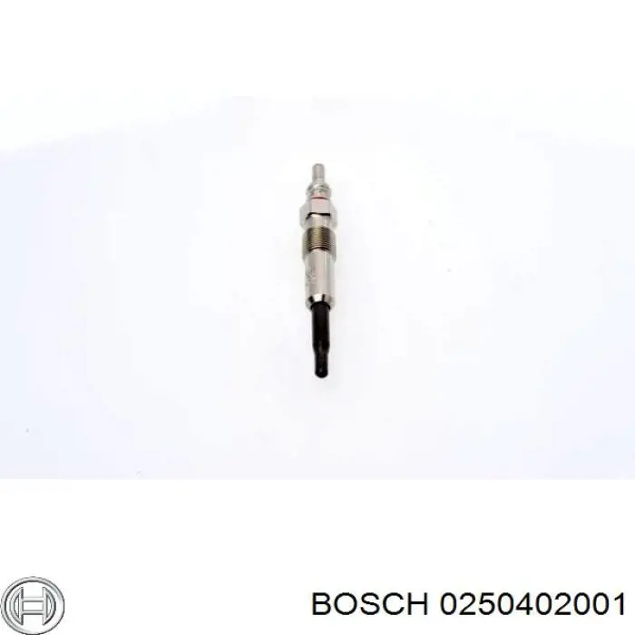 0 250 402 001 Bosch bujía de precalentamiento