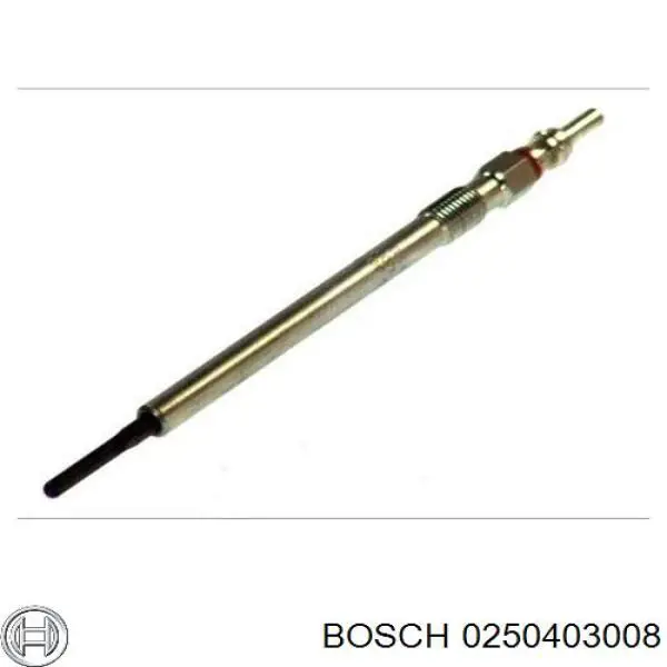 0 250 403 008 Bosch bujía de precalentamiento