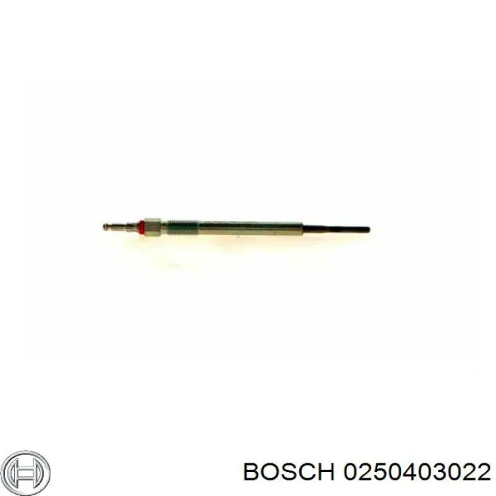 Bujía de precalentamiento Bosch 0250403022