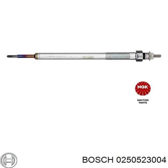 0 250 523 004 Bosch bujía de incandescencia