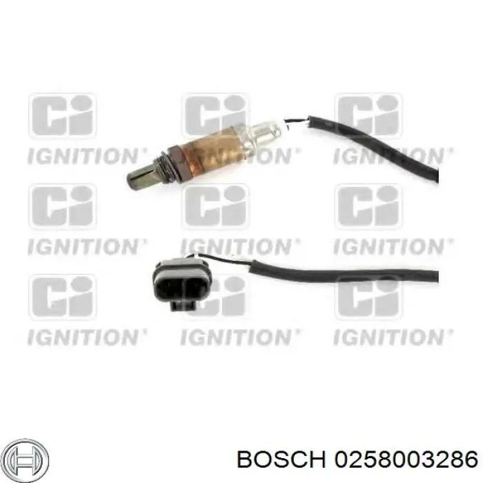0258003286 Bosch Sonda lambda (NOx, O2)