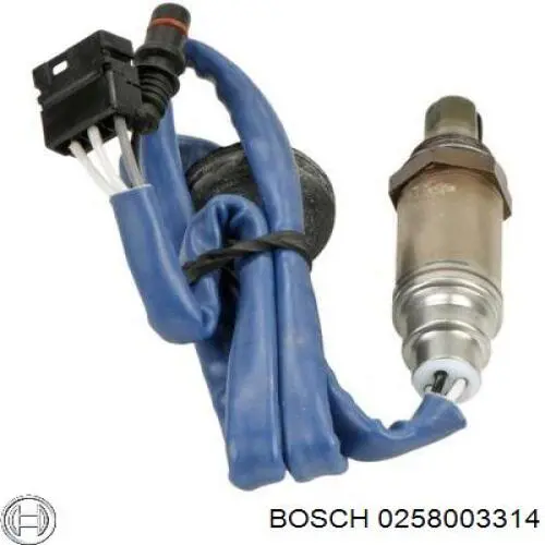 0258003314 Bosch sonda lambda sensor de oxigeno para catalizador