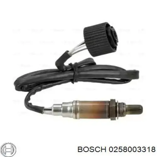 0258003318 Bosch sonda lambda sensor de oxigeno para catalizador