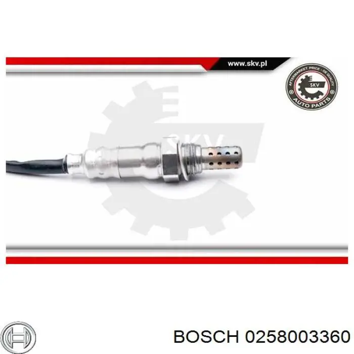 Sensor de oxígeno previo al catalizador Bosch 0258003360 precio, desde 65,02 EUR