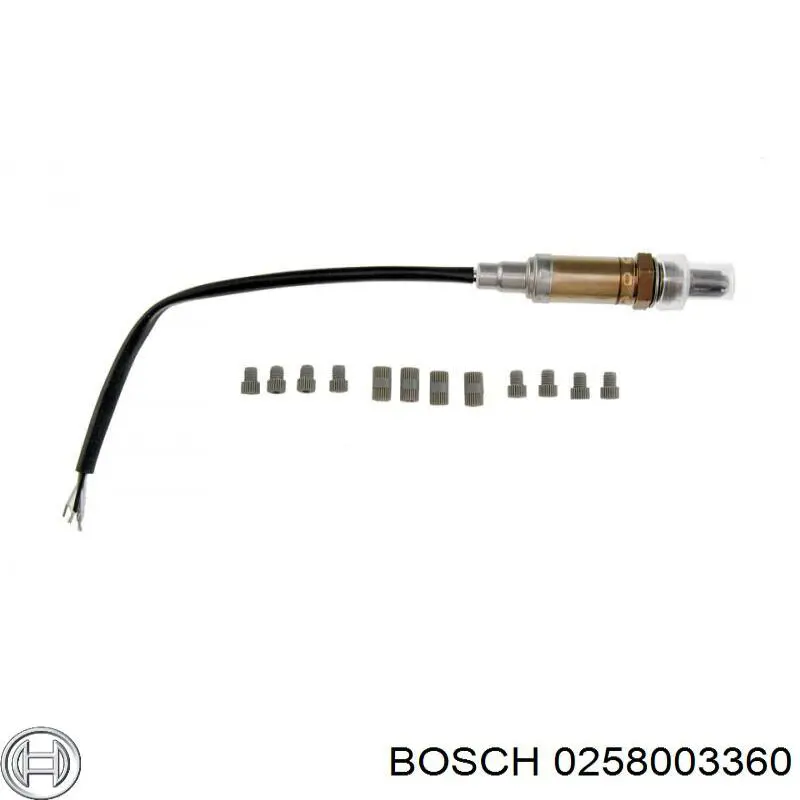 Sensor de oxígeno previo al catalizador 0258003360 Bosch