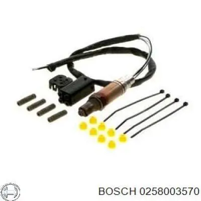 0258003570 Bosch sonda lambda sensor de oxigeno post catalizador