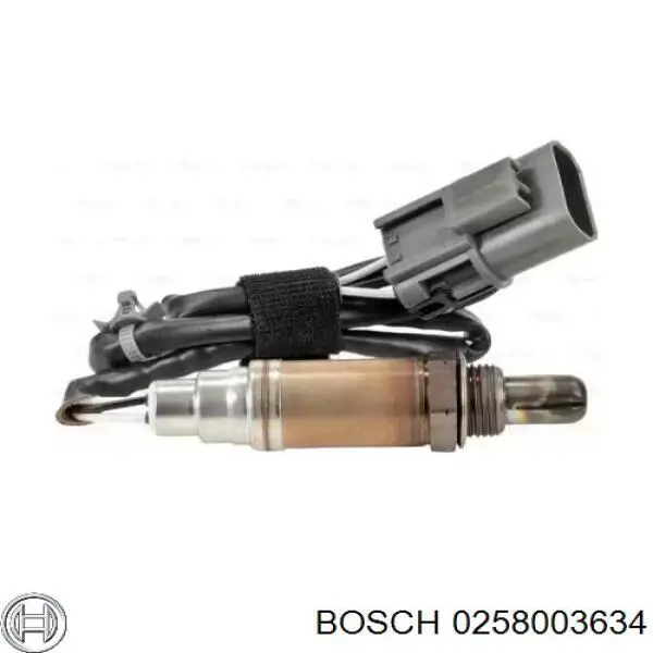 0258003634 Bosch sonda lambda sensor de oxigeno para catalizador