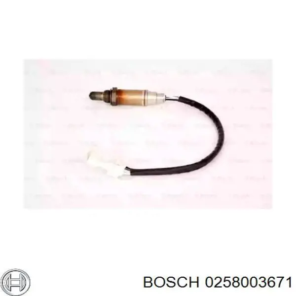 0 258 003 671 Bosch sonda lambda sensor de oxigeno post catalizador