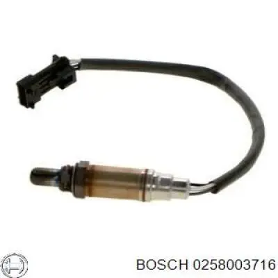 0 258 003 716 Bosch sonda lambda sensor de oxigeno post catalizador