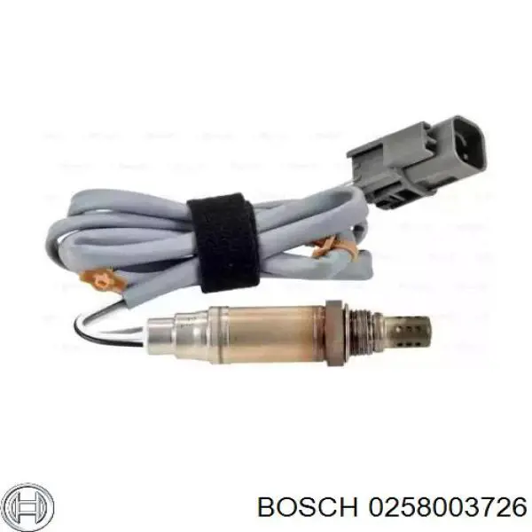 0258003726 Bosch sonda lambda, sensor de oxígeno antes del catalizador derecho