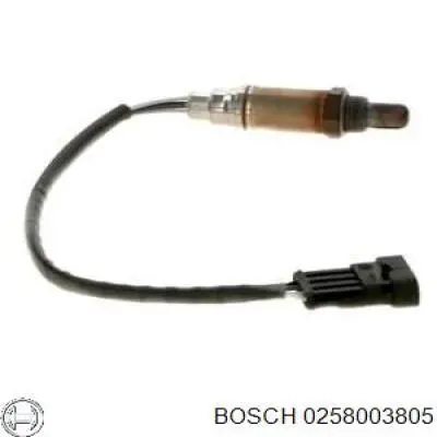 0 258 003 805 Bosch sonda lambda sensor de oxigeno para catalizador