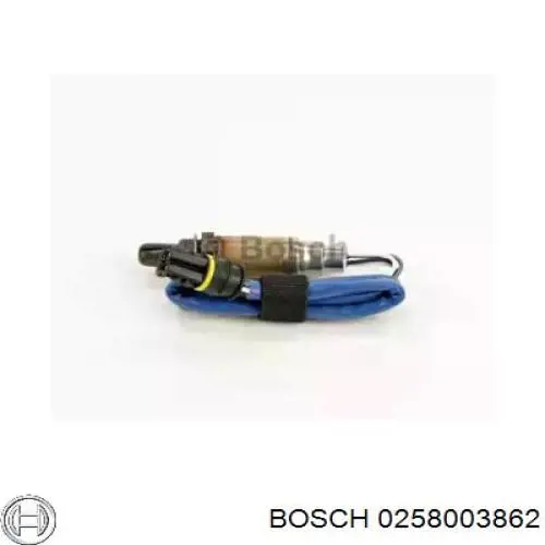Comprar 0258003862 Bosch Sonda lambda, sensor de oxígeno antes del catalizador izquierdo