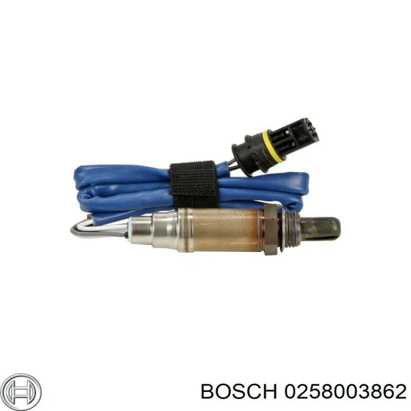 0258003862 Bosch Sonda lambda, sensor de oxígeno antes del catalizador izquierdo