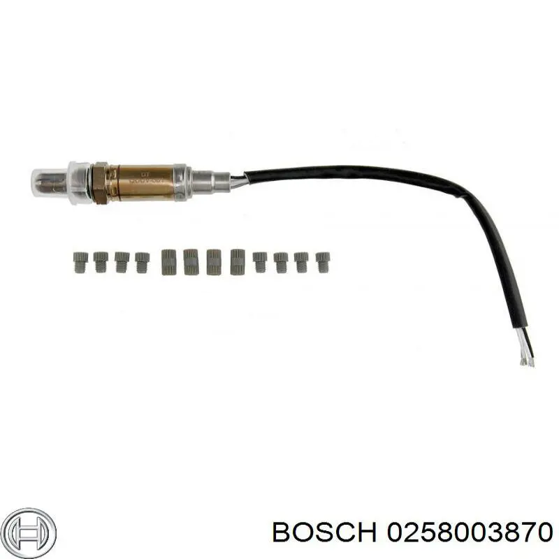 Sensor de oxígeno previo al catalizador 0258003870 Bosch