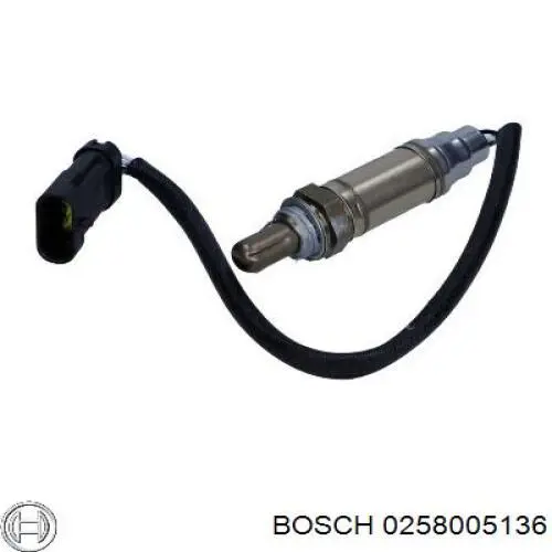 0 258 005 136 Bosch sonda lambda sensor de oxigeno post catalizador