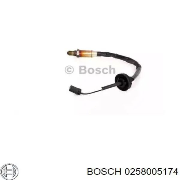 0258005174 Bosch sonda lambda sensor de oxigeno post catalizador