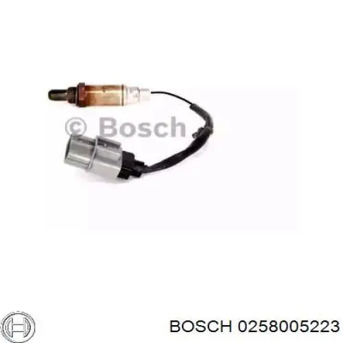 0258005223 Bosch sonda lambda sensor de oxigeno para catalizador