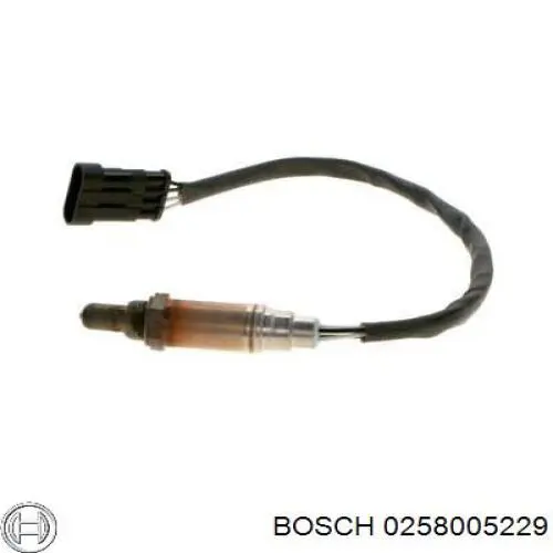 Sensor de oxígeno Bosch 0258005229