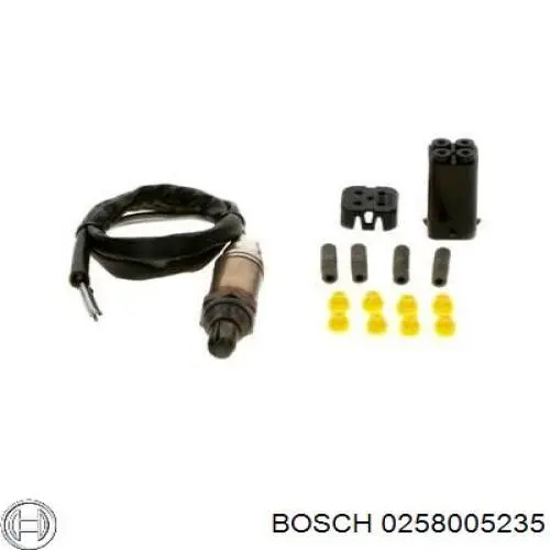0258005235 Bosch sonda lambda sensor de oxigeno post catalizador