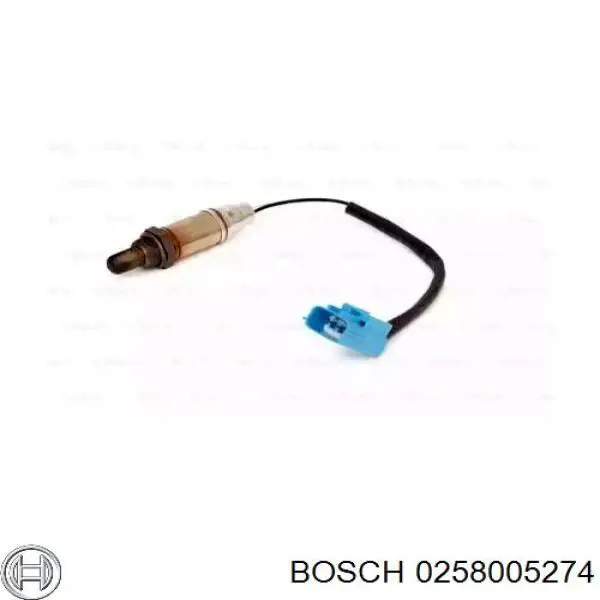 Sensor de oxígeno previo al catalizador 0258005274 Bosch