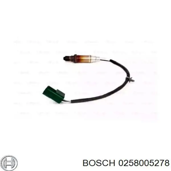 0 258 005 278 Bosch sonda lambda sensor de oxigeno post catalizador