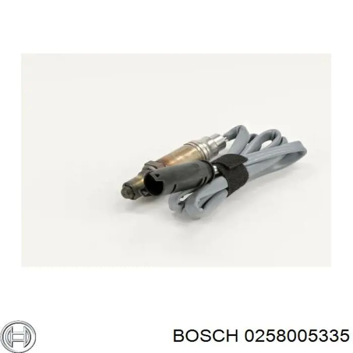 0258005335 Bosch sonda lambda, sensor de oxígeno despues del catalizador izquierdo