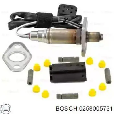 0258005731 Bosch sonda lambda sensor de oxigeno para catalizador