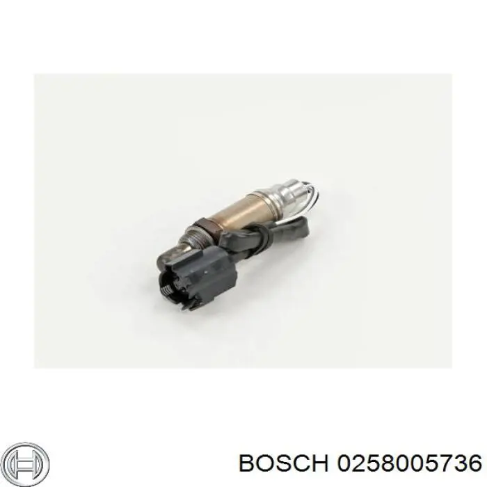 0 258 005 736 Bosch sonda lambda sensor de oxigeno post catalizador