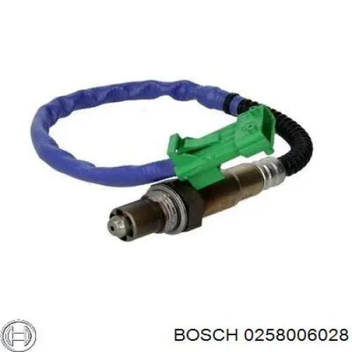 0258006028 Bosch sonda lambda, sensor de oxígeno antes del catalizador derecho