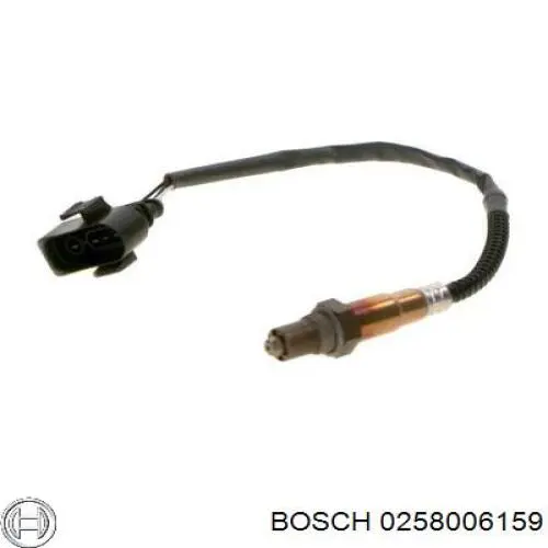 0258006159 Bosch sonda lambda sensor de oxigeno para catalizador