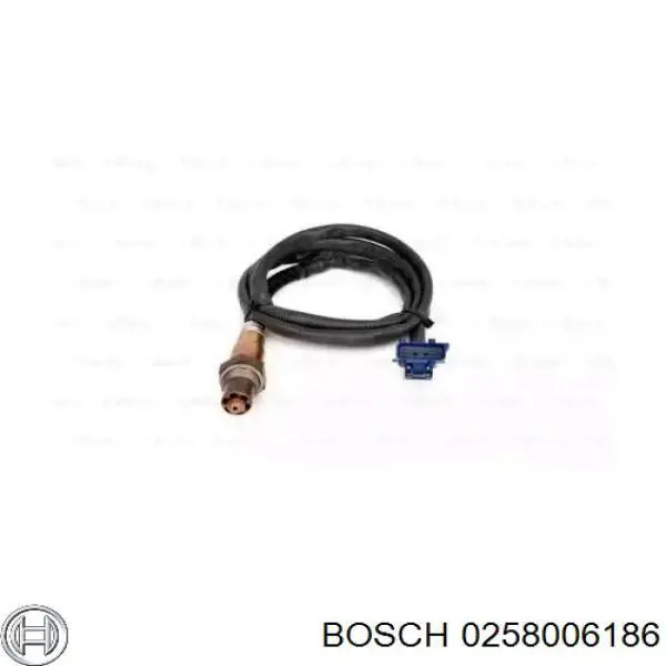 0 258 006 186 Bosch sonda lambda sensor de oxigeno post catalizador
