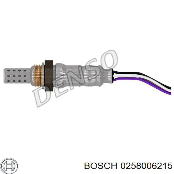 Sensor de oxígeno previo al catalizador 0258006215 Bosch