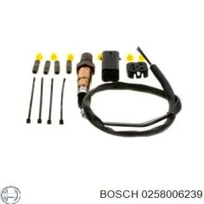 0258006239 Bosch sonda lambda sensor de oxigeno post catalizador