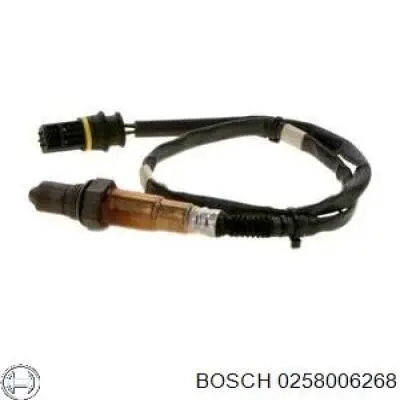 0258006268 Bosch sonda lambda, sensor de oxígeno antes del catalizador derecho