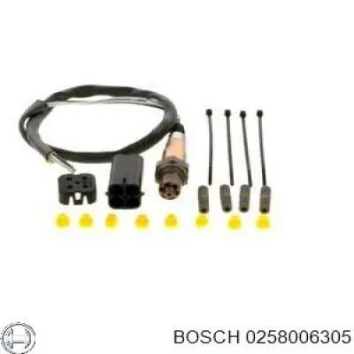 0258006305 Bosch Sonda lambda de oxígeno posterior al catalizador