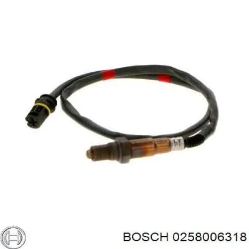 0 258 006 318 Bosch sonda lambda, sensor de oxígeno antes del catalizador izquierdo