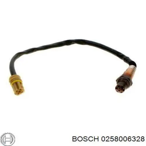 0 258 006 328 Bosch sonda lambda, sensor de oxígeno despues del catalizador izquierdo