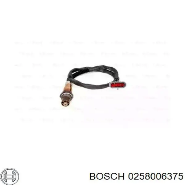 0 258 006 375 Bosch sonda lambda sensor de oxigeno para catalizador