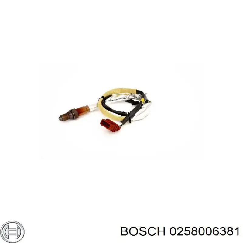 0258006381 Bosch sonda lambda sensor de oxigeno post catalizador