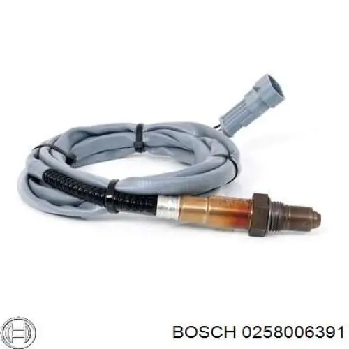 0 258 006 391 Bosch sonda lambda, sensor de oxígeno despues del catalizador derecho