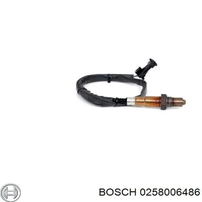 0258006486 Bosch sonda lambda sensor de oxigeno post catalizador