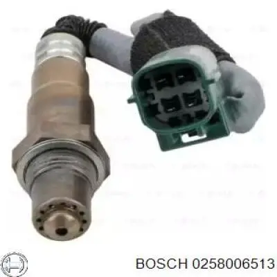 Sonda lambda de oxígeno posterior al catalizador 0258006513 Bosch